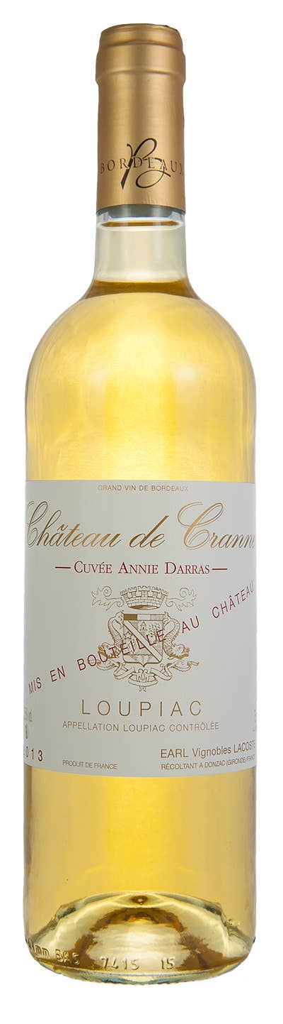 Château de Cranne - Wholesale White Wine - Organic Sweet White Wine Château de Cranne 2022 Loupiac2