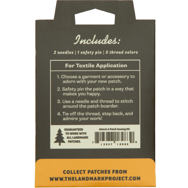 The Landmark Project - Wholesale Embroidery/Cross Stitch Supplies - Attach A Patch Sewing Kit1