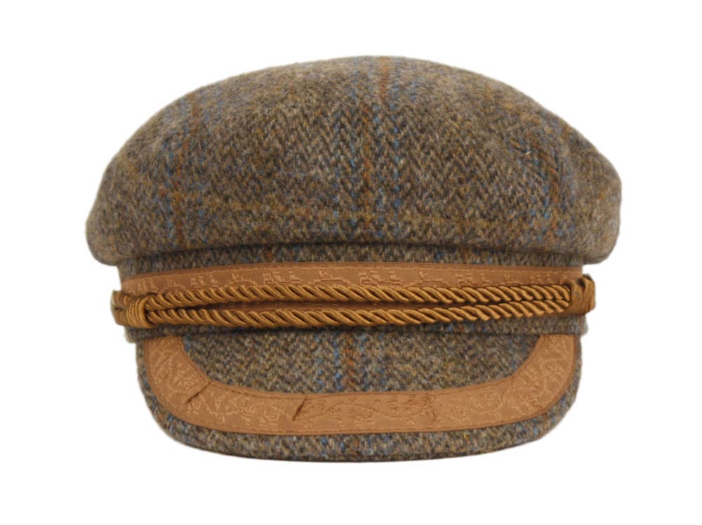 Epoch hats - Wholesale Newsboy/Schoolboy Hat - Men's - Berteil Tweed Wool Greek Fisherman Cap2