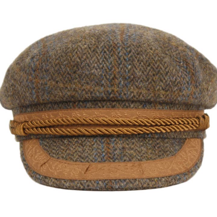 Epoch hats - Wholesale Newsboy/Schoolboy Hat - Men's - Berteil Tweed Wool Greek Fisherman Cap2