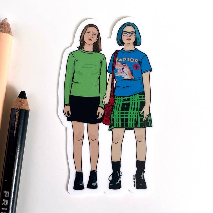 Sarah Pilar - Vente Autocollant - Autocollant Ghost World0