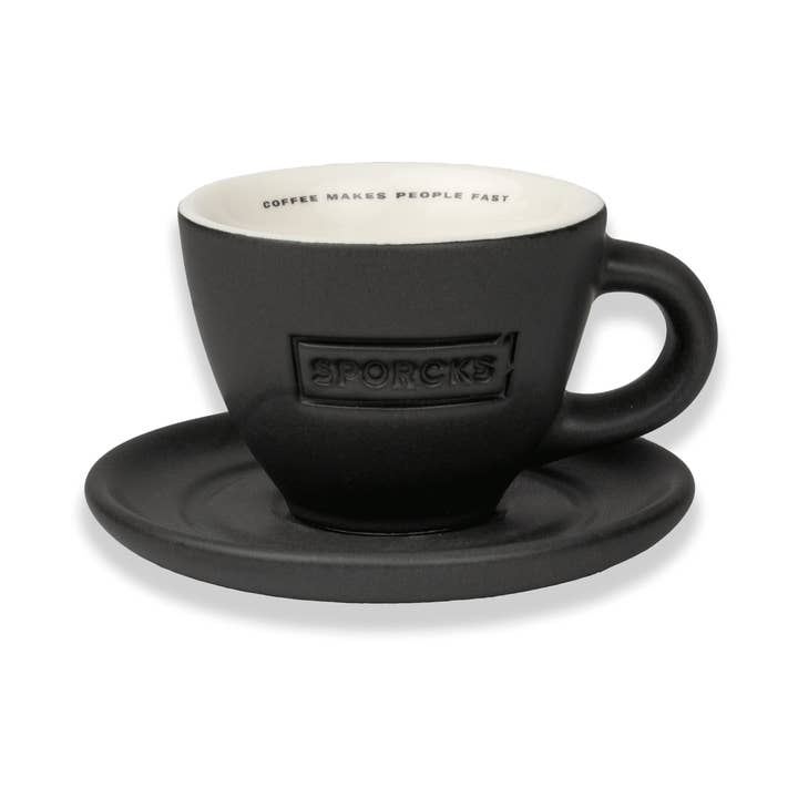 Anthracite Double Espresso Set - 90ml for wholesale by SPORCKS