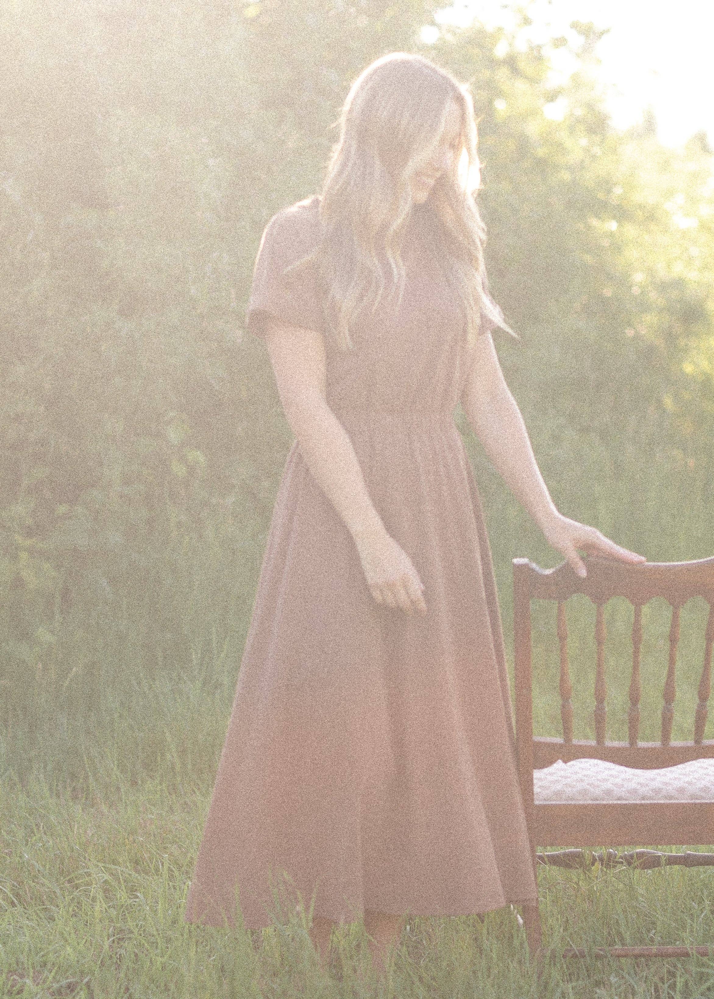 Inherit Clothing Company – Vestido - Mulher por atacado – Vestido Midi com Mangas Cap Sleeve Casey7