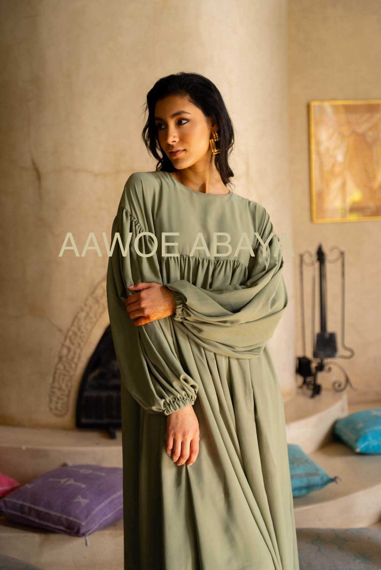 Aawoe Abaya - Wholesale Dress - Women's - Elegant Abaya Dress - 2413-ROB12