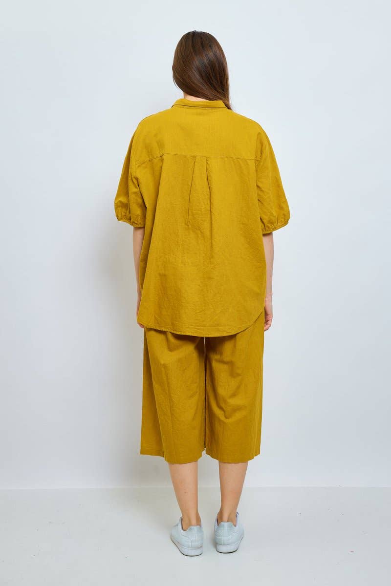 BELLA BLUE - Vente Chemise à col boutonné – femme - Top - D579-H038