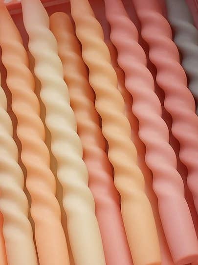 Handmade Scented Twist Candles – Vegan Soy Wax Taper Candles for wholesale by Valo the Candle Company