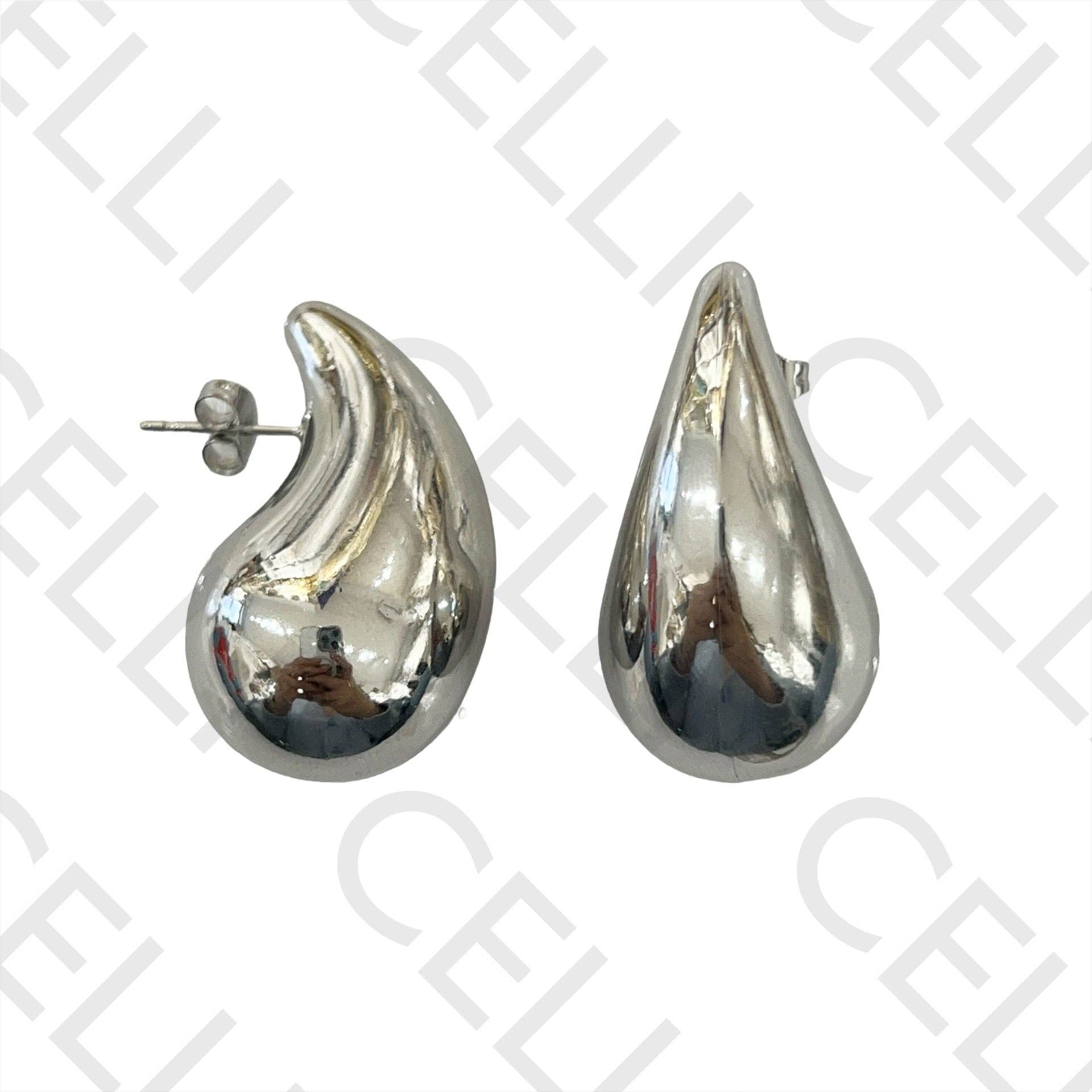 Celli Biju - Wholesale Stud/Post Earrings - Steel Earring - Smooth Drop7