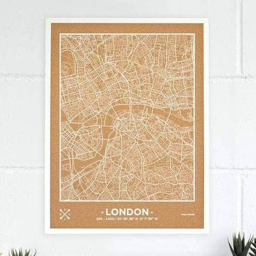 Woody Map Ciudades - Londres for wholesale by Miss Wood