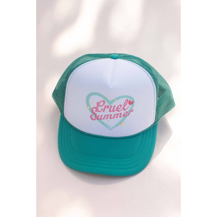 Space 46 Wholesale - Wholesale Trucker Hat - Women's - Kids or Adults Cruel Summer Trucker Hat Cap