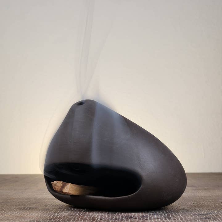 Ceramic Palo Santo Holder for wholesale by Siesta Studio