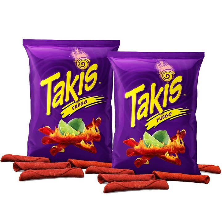 Shop The King - Vente Chips - Takis Fuego Chips Tortilla Piment Fort & Citron Vert Sachet 92 g