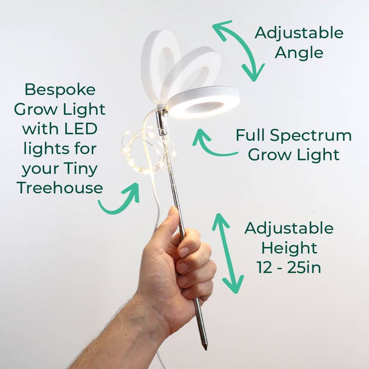 Tiny Treehouses - Wholesale DIY Craft Kit - Sunrise Terrace + Grow Light6