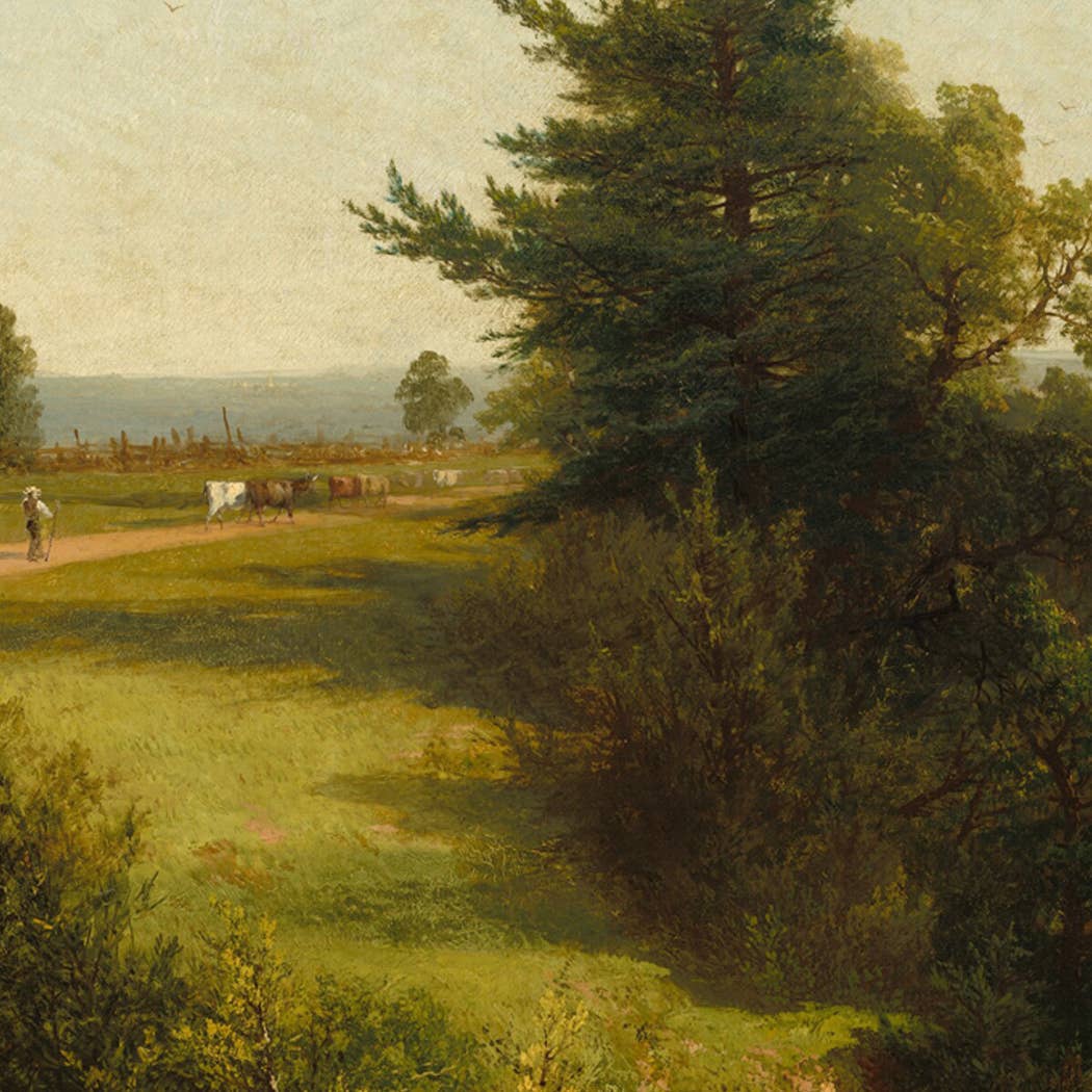 Madison Bay Co. - Historical Home Decor Reproductions – wholesale Art print – River View Scenic by John Kensett Painting Print on Canvas1