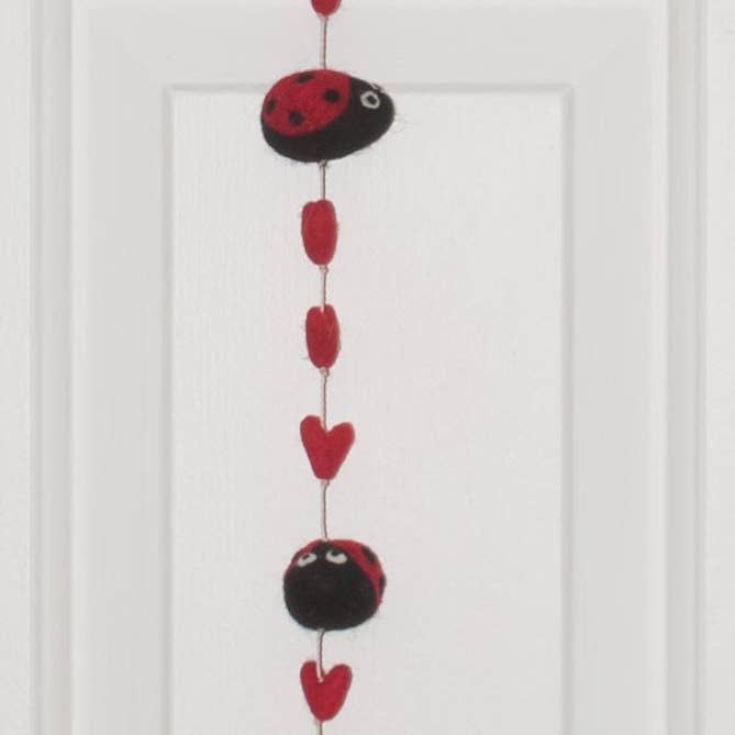 Ladybugs Heart String for wholesale by bandana love