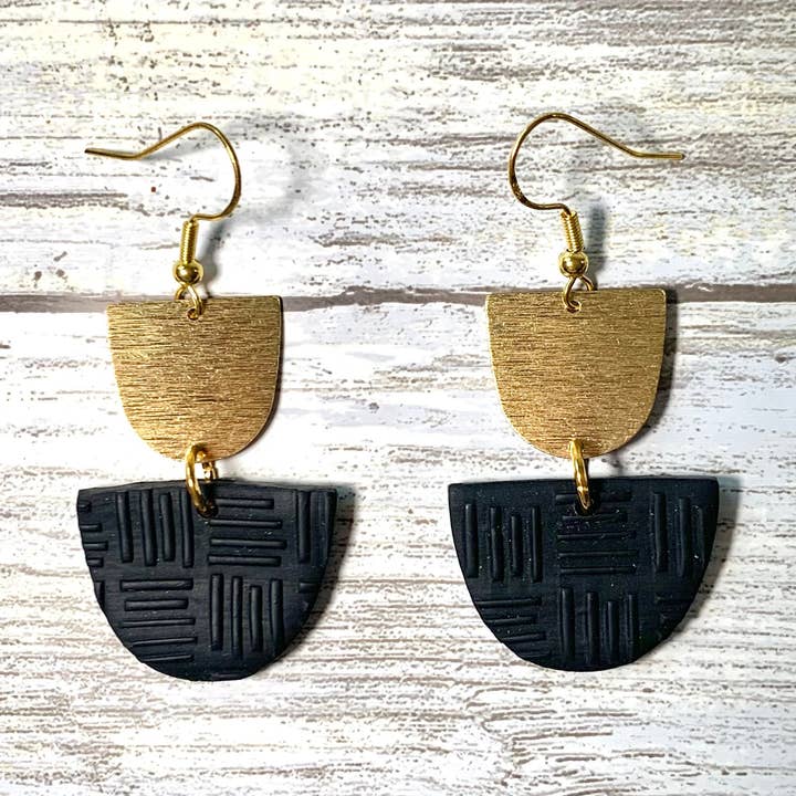 Colgantes estampados negros para venta al por mayor de sage + citrus