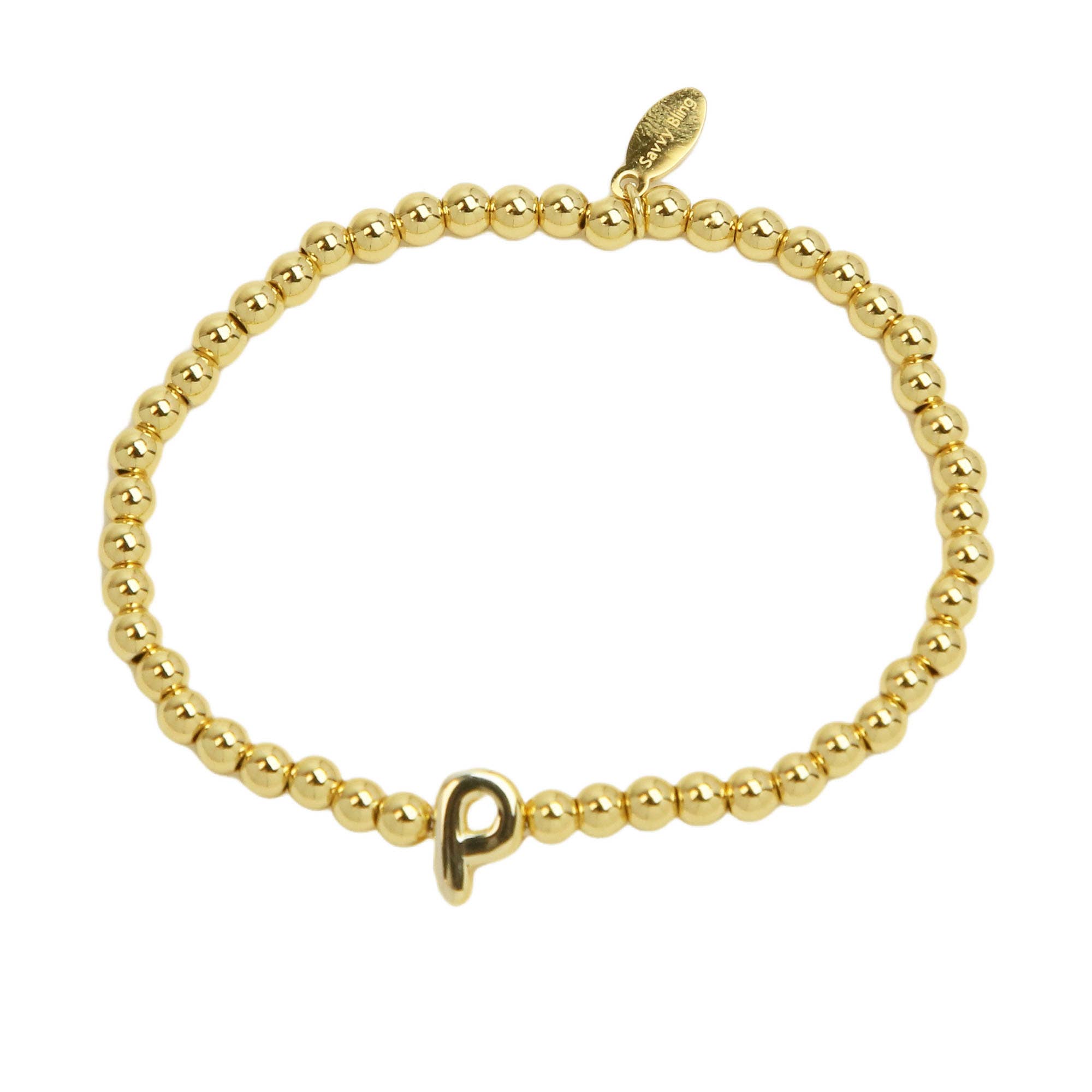 Savvy Bling - Wholesale Beaded Bracelet - Initial Bubble Bracelet14