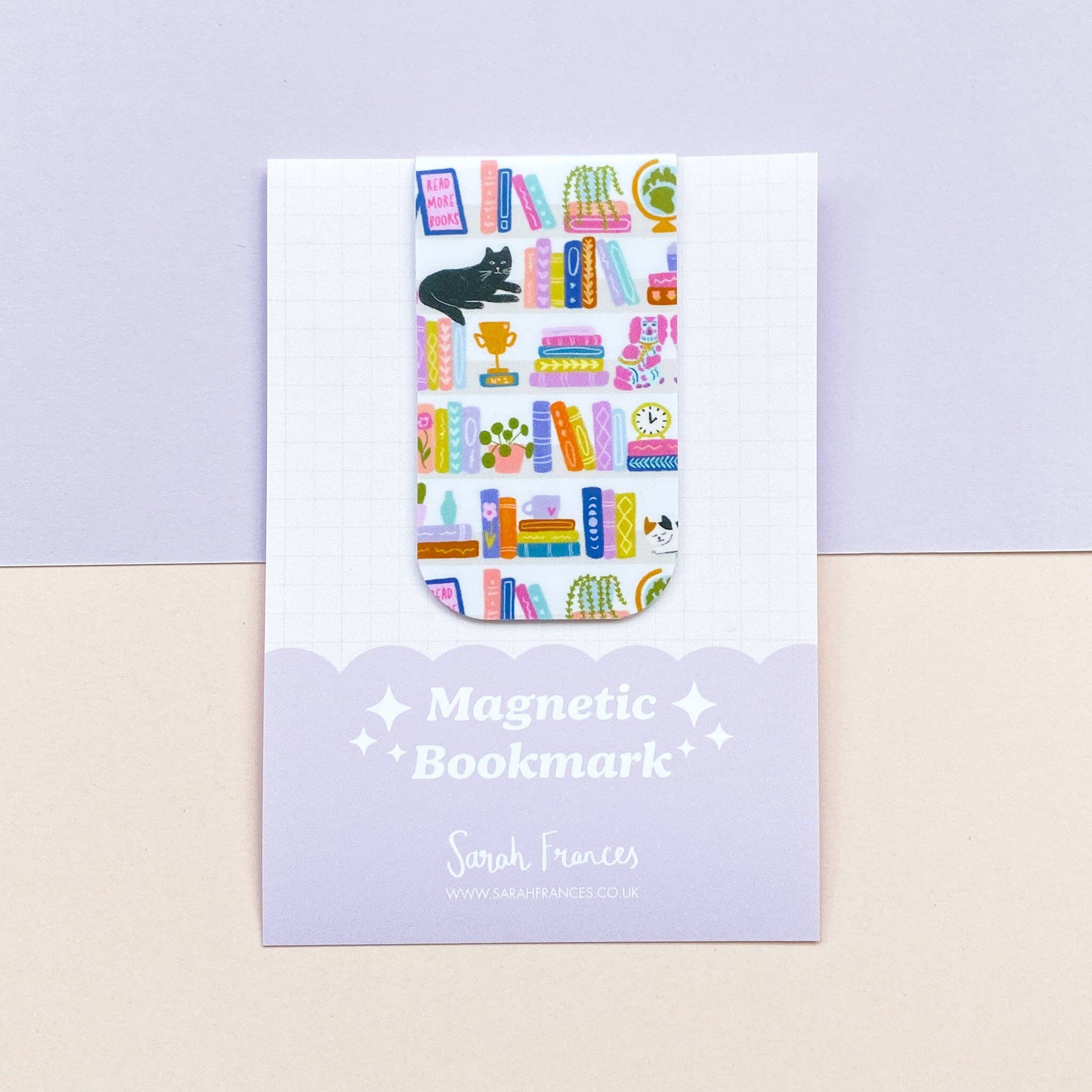 Sarah Frances – wholesale Bookmark – Bookshelf Magnetic Bookmark2
