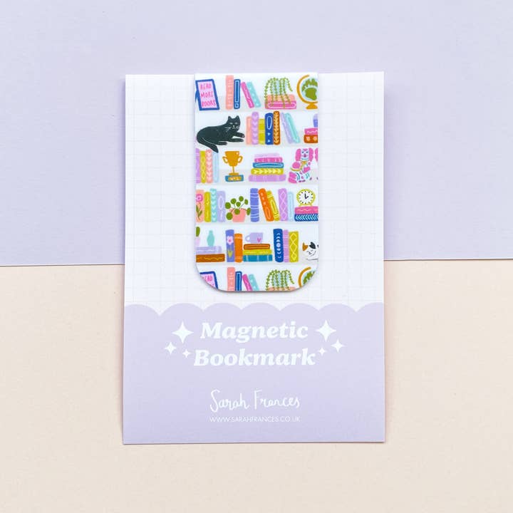 Sarah Frances – wholesale Bookmark – Bookshelf Magnetic Bookmark2