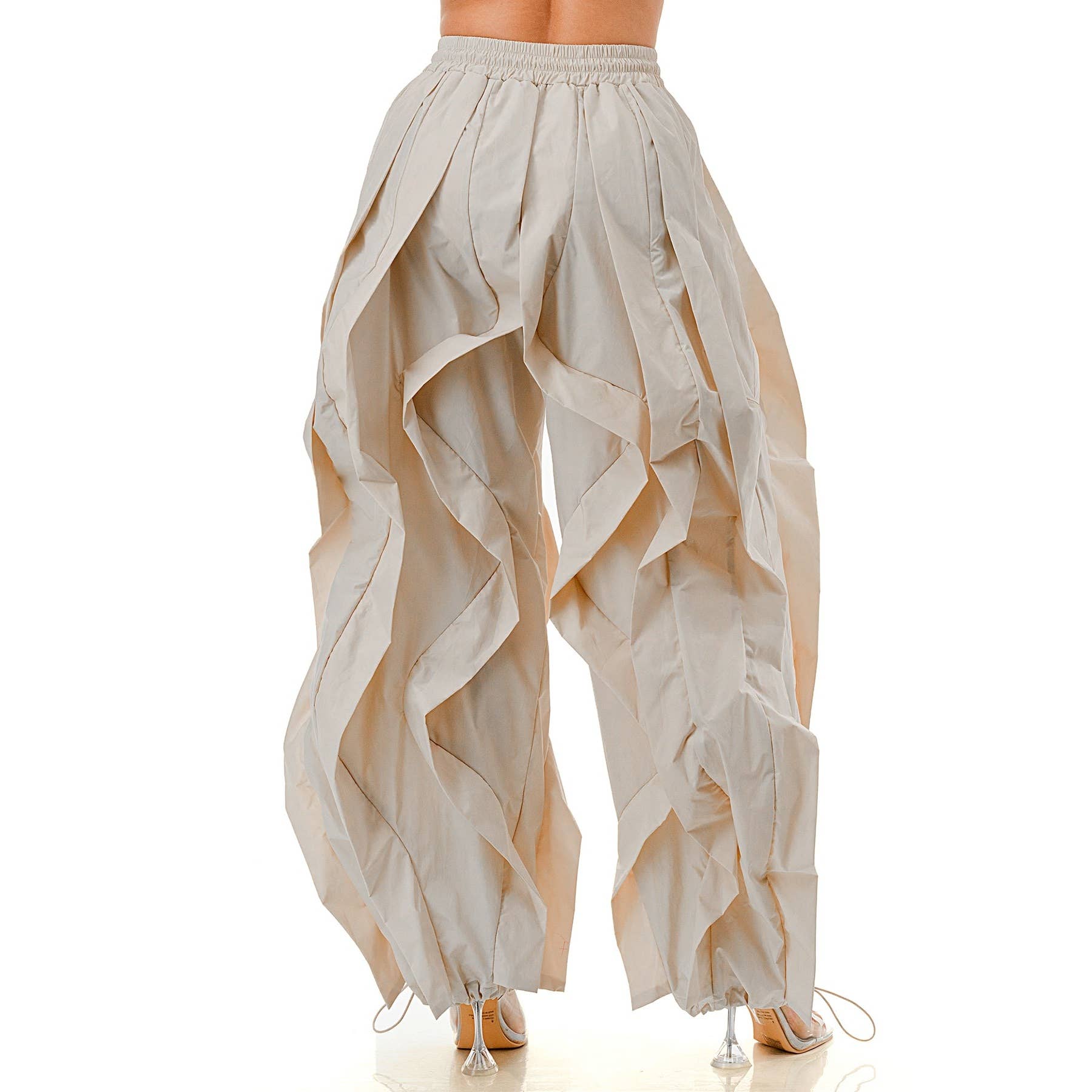 DORCAS – Engroshandel Bukser - Dame – Plus oversized bredbenede joggerbukser med flæser13