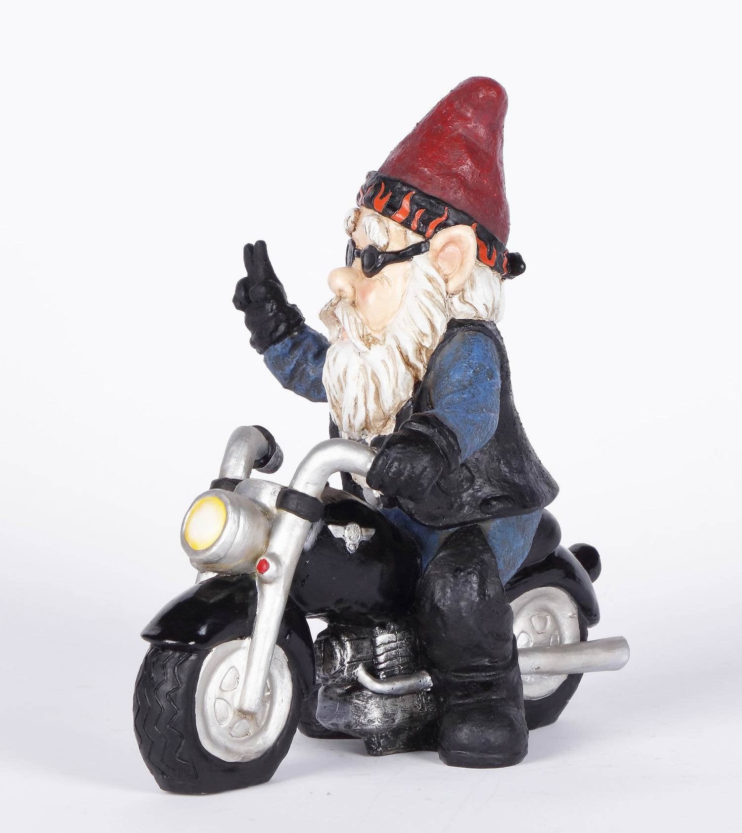 Hi-Line Gift Ltd. - Vente Nains de jardin - Peace Biker Gnome (exclusif à la gamme Hi-Line)12