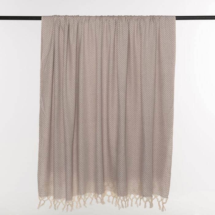 Lal Throw / Blanket Light Grey for wholesale by Buldano