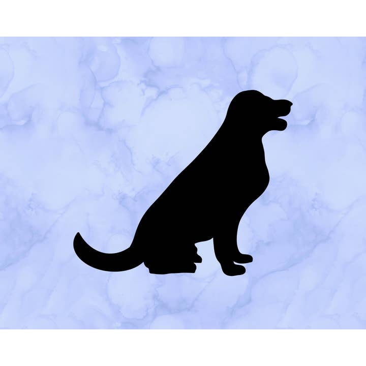 Dog Silhouette Decal (2") for wholesale by Sticking with You