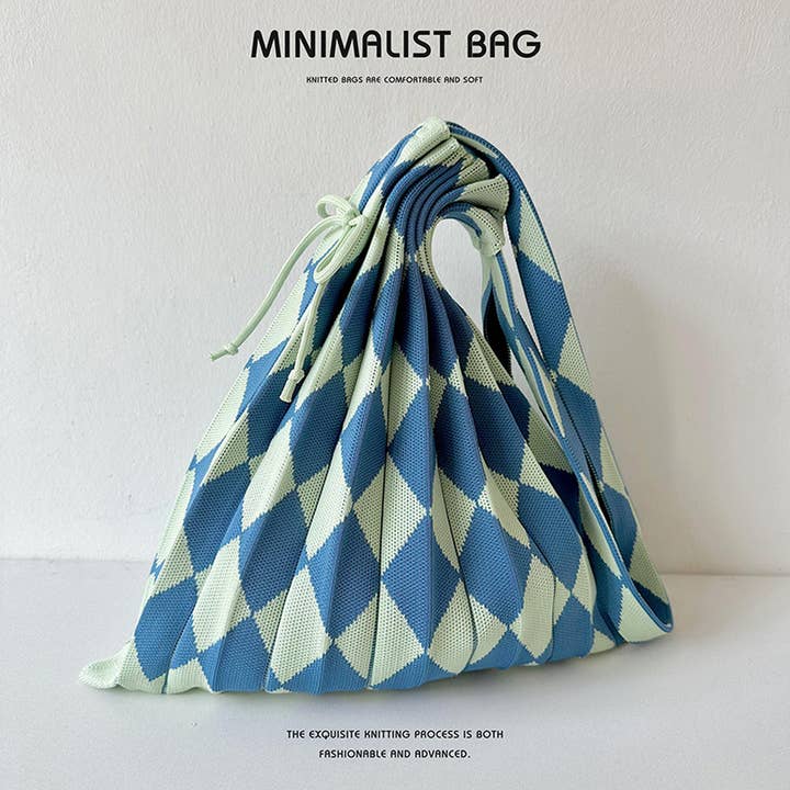 ACCITY - Wholesale Shoulder Bag - Women's - Large Knit Pleated Crossbody Shoulder Bag for Wome_CWAB153312