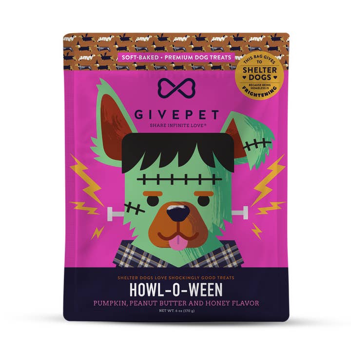 GivePet - Wholesale Pet Treats - Dog - GivePet Howl-O-Ween Halloween Dog Treats0