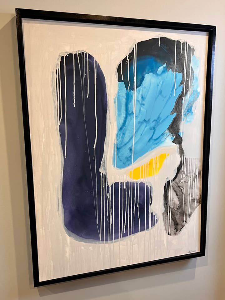 The Wild One. Original abstract by Kristy Kurjan for wholesale by KPO Creative LLC