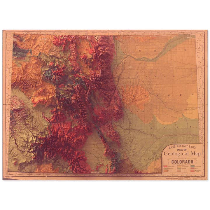 Colorado for wholesale by Scott Reinhard Maps