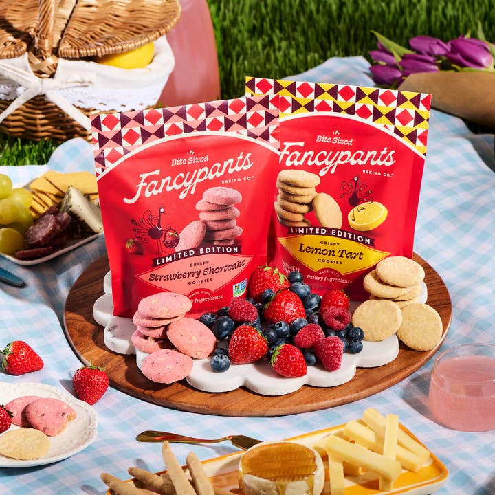 Fancypants Baking Co. - Wholesale Cookie - Strawberry Shortcake I Premium Snack I 12 Pack I 5 OZ