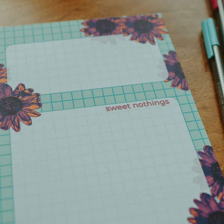 BrickandBarley - Wholesale Notepad - Sweet Nothings Notepad1