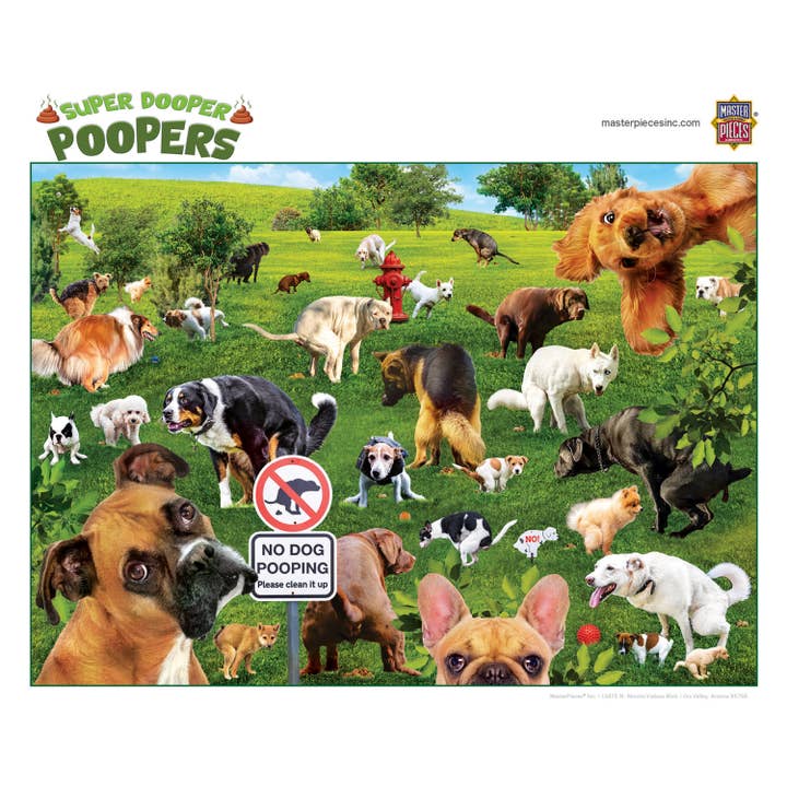 Masterpieces Puzzles - Wholesale Puzzle - Adult - Super Dooper Poopers 1000 Piece Puzzle3