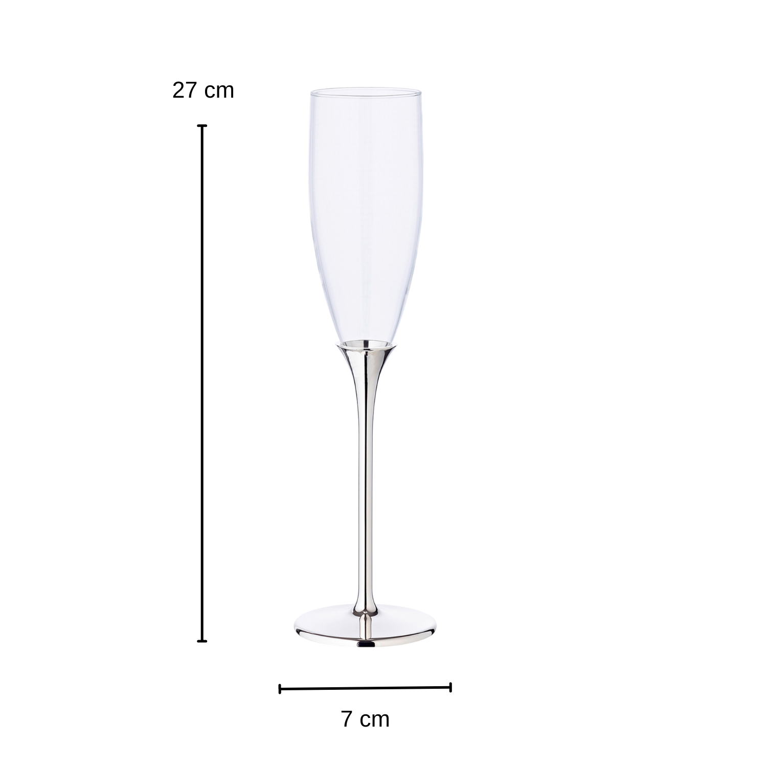 EDZARD – Copo de champagne por atacado – Conjunto com 2 Taças de Champanhe Victoria (Altura 27 cm)2