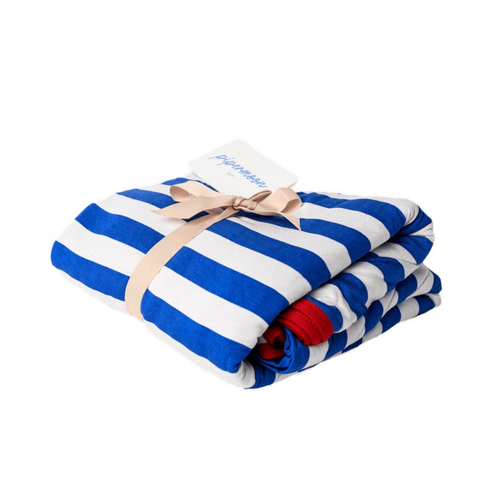 Nantucket Sails Swaddle Blanket for wholesale by Pipermoon