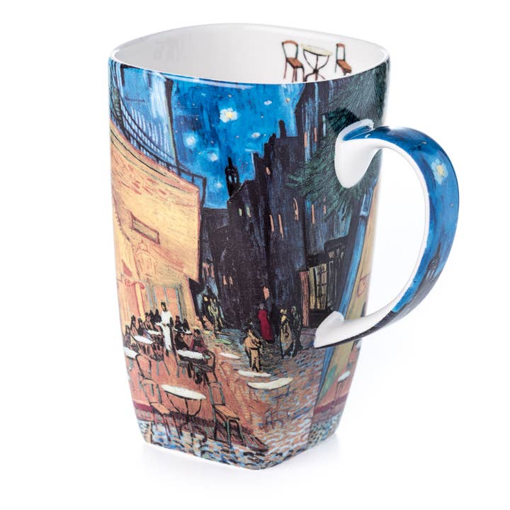 Grande tasse Van Gogh « Café Terrace at Night » pour la vente par McIntosh Mugs