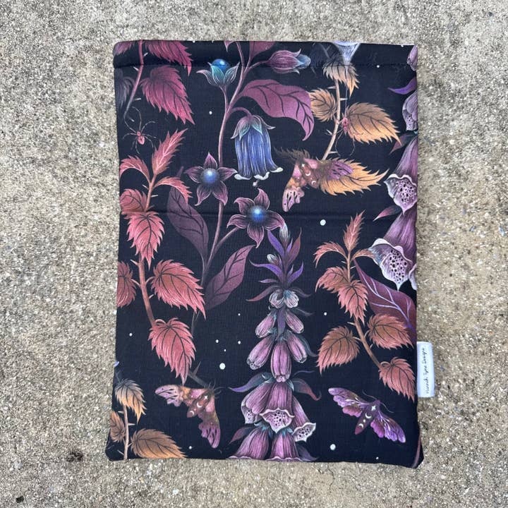 Book Sleeve in Haunted Garden for wholesale by Hannah Tyme Designs