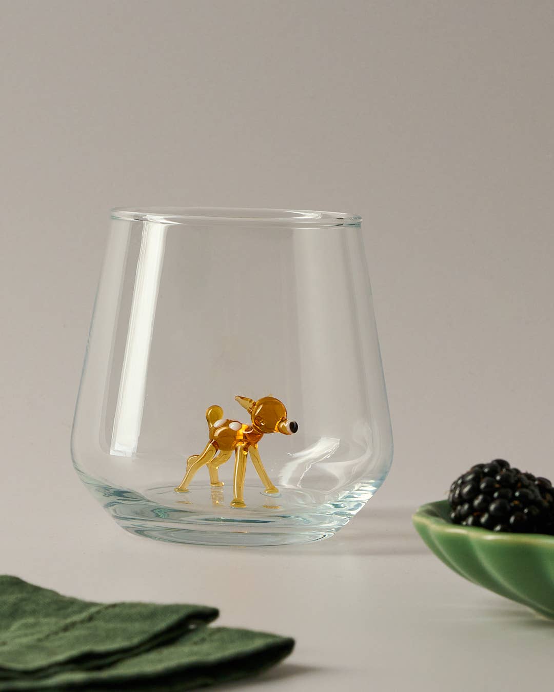 Glamuran Berlin - Wholesale Drinking Glass/Cup - Murano Whisky Cocktail Water Juice Wine Glass with Bambi0