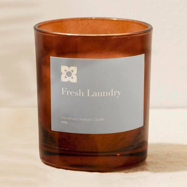 Amber&Horn – wholesale Burkljus – Färsk tvätt doftljus0