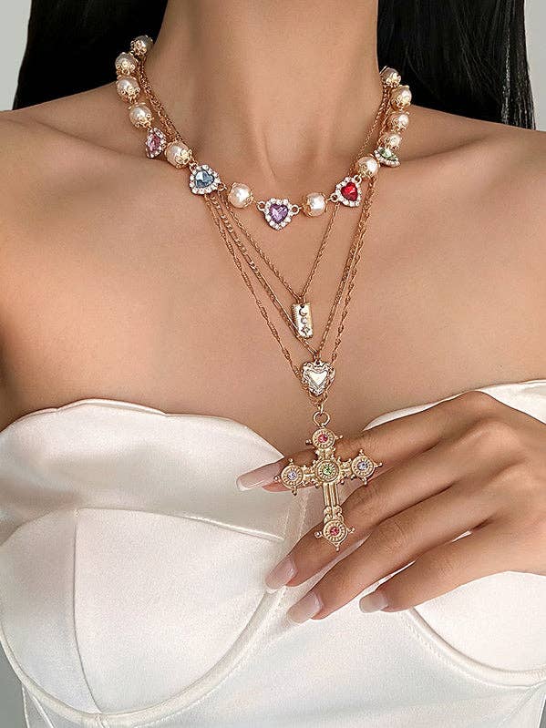 Layered Tasseled Necklaces Accessories for wholesale by StyleGalX