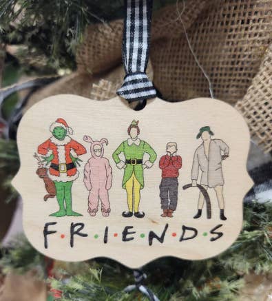 Shut The Front Door KC - Wholesale Ornament - Friends Christmas Movie Ornament