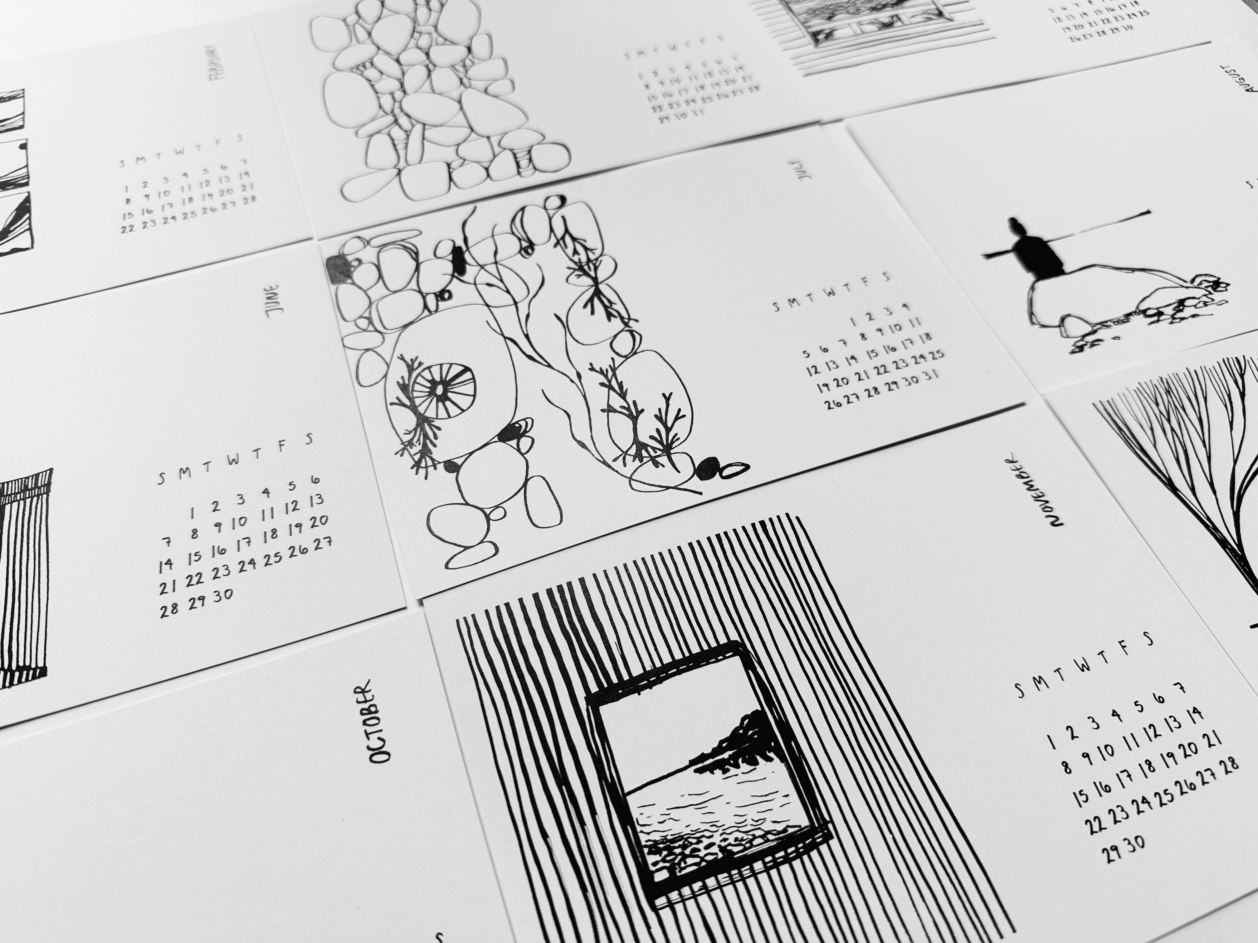 Anna Brones - Wholesale Calendar - 2026 Postcard Calendar2