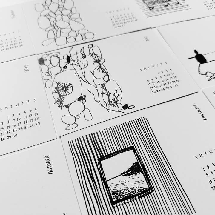 Anna Brones - Wholesale Calendar - 2026 Postcard Calendar2