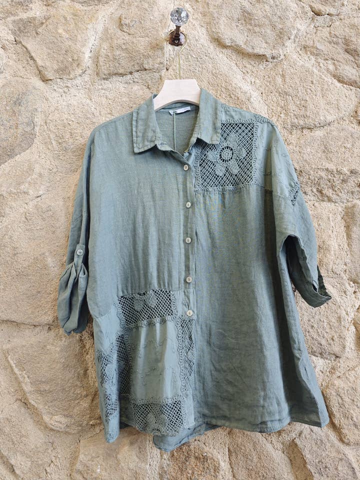 Camicia Rif-20452 per la vendita all'ingrosso da parte di Linen & More