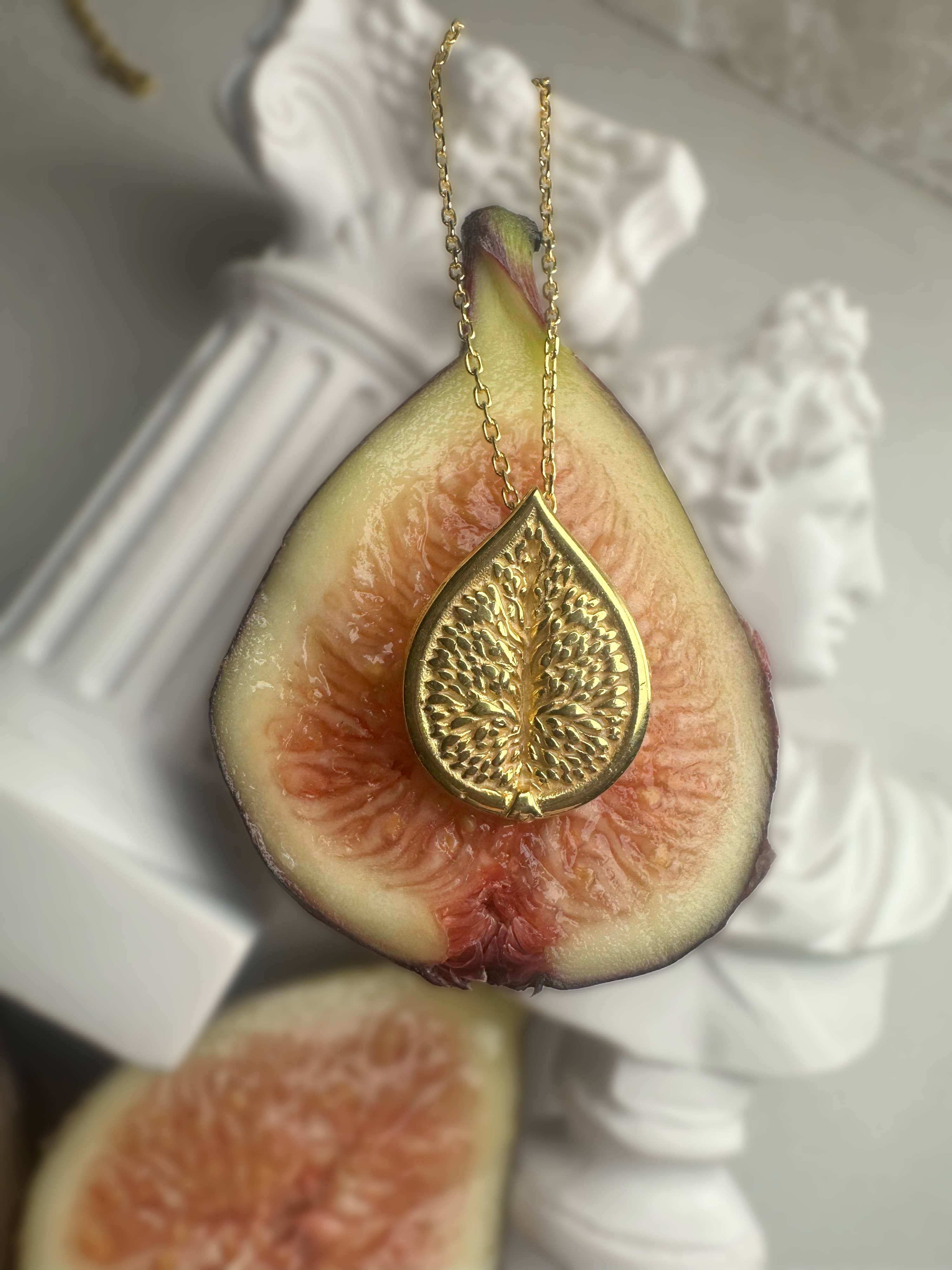 Flesh & Soul - Wholesale Pendant/Charm Necklace - FIG NECKLACE - Dionysian Symbol of HEDONISM and Celebration 7