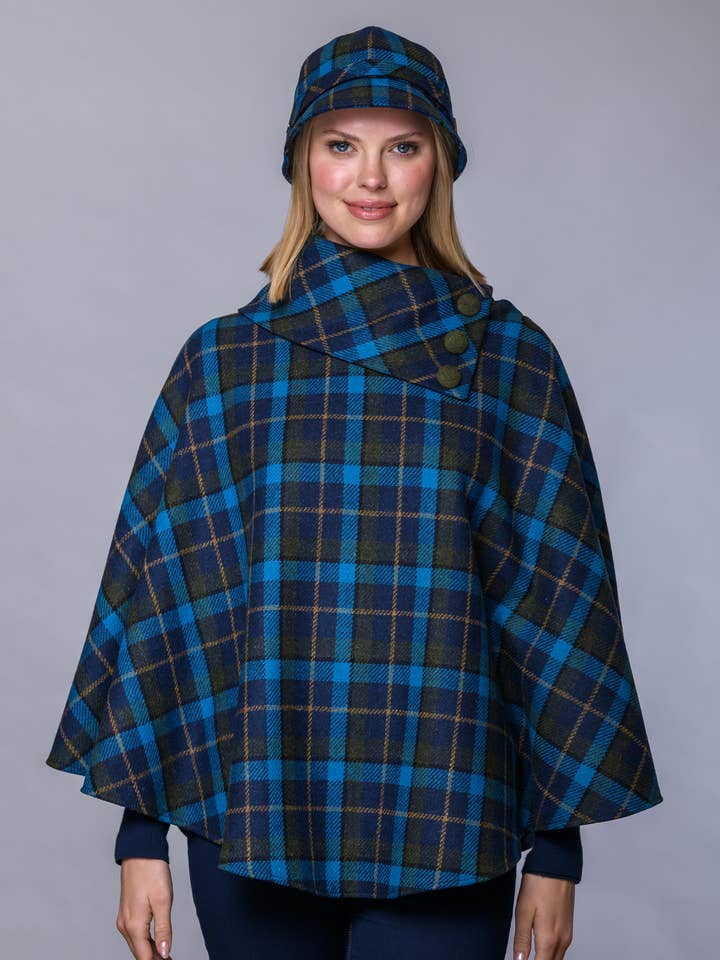 Poncho 404 for wholesale by Mucros Weavers