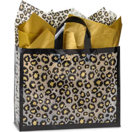 Nashville Wraps - Wholesale Gift Bag - Leopard Safari Plastic Gift Bags4