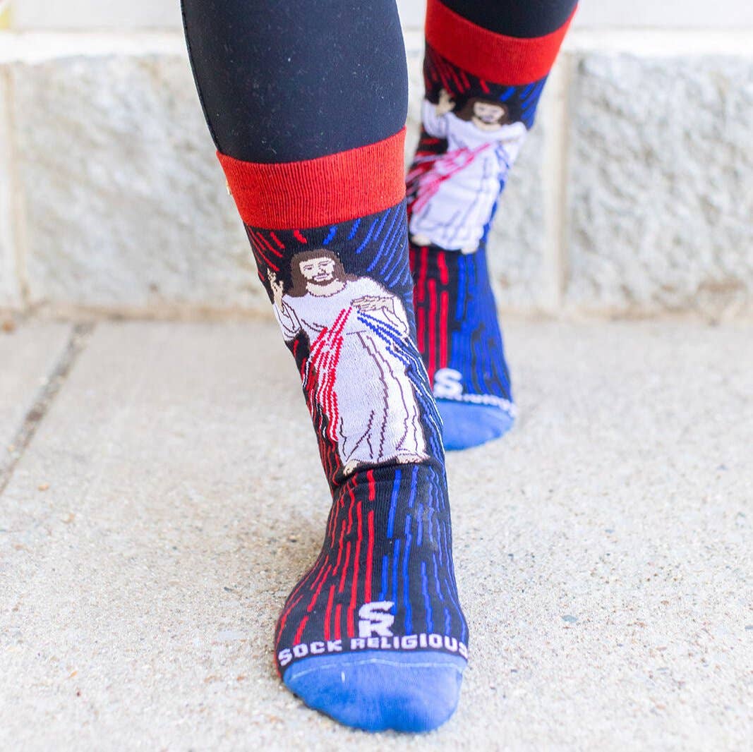 Sock Religious - Wholesale Socks - Unisex - Divine Mercy Adult Socks4