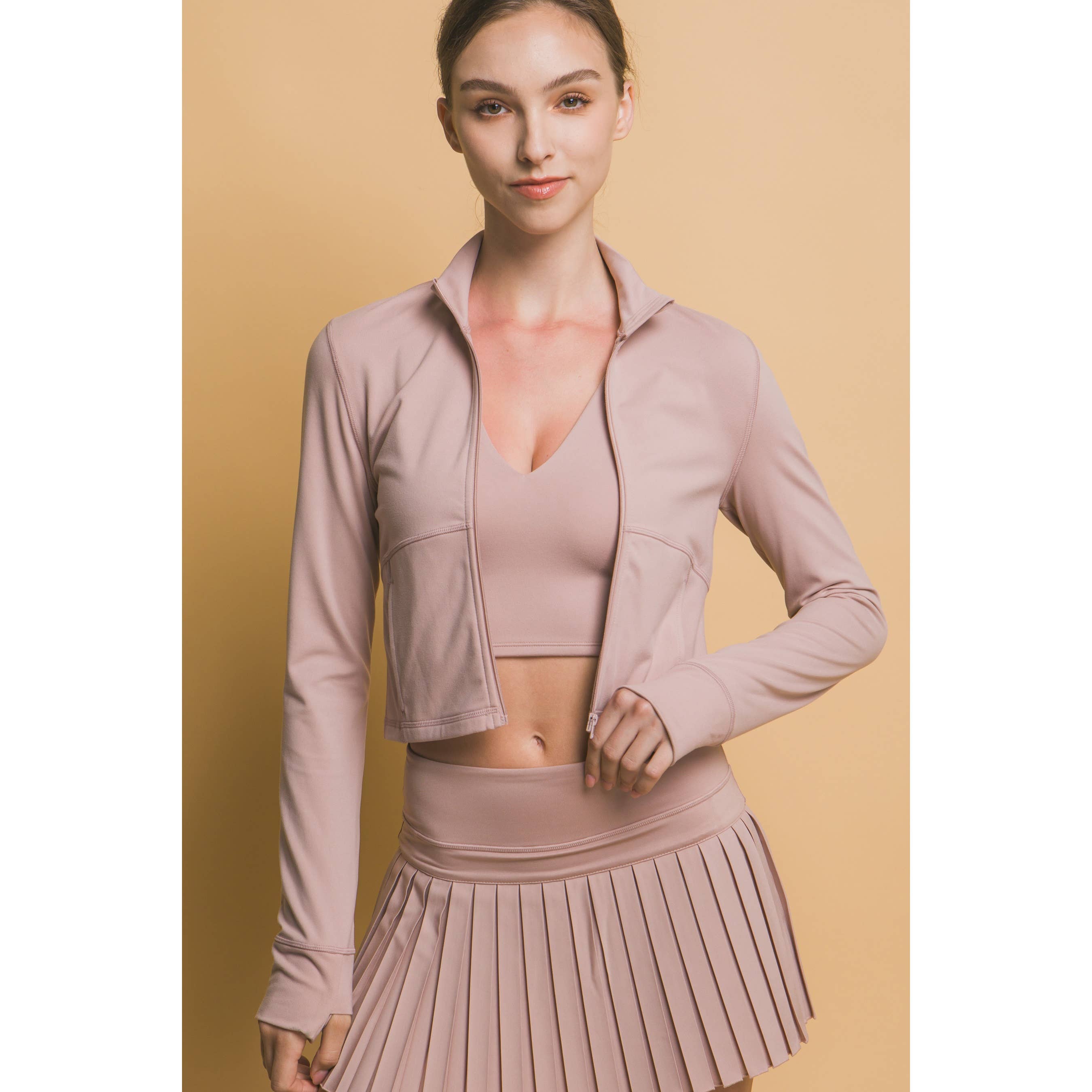 Apolline - Wholesale Athletic Jacket - Women's - Active Long Sleeve Zip- Up Performance Jacket10