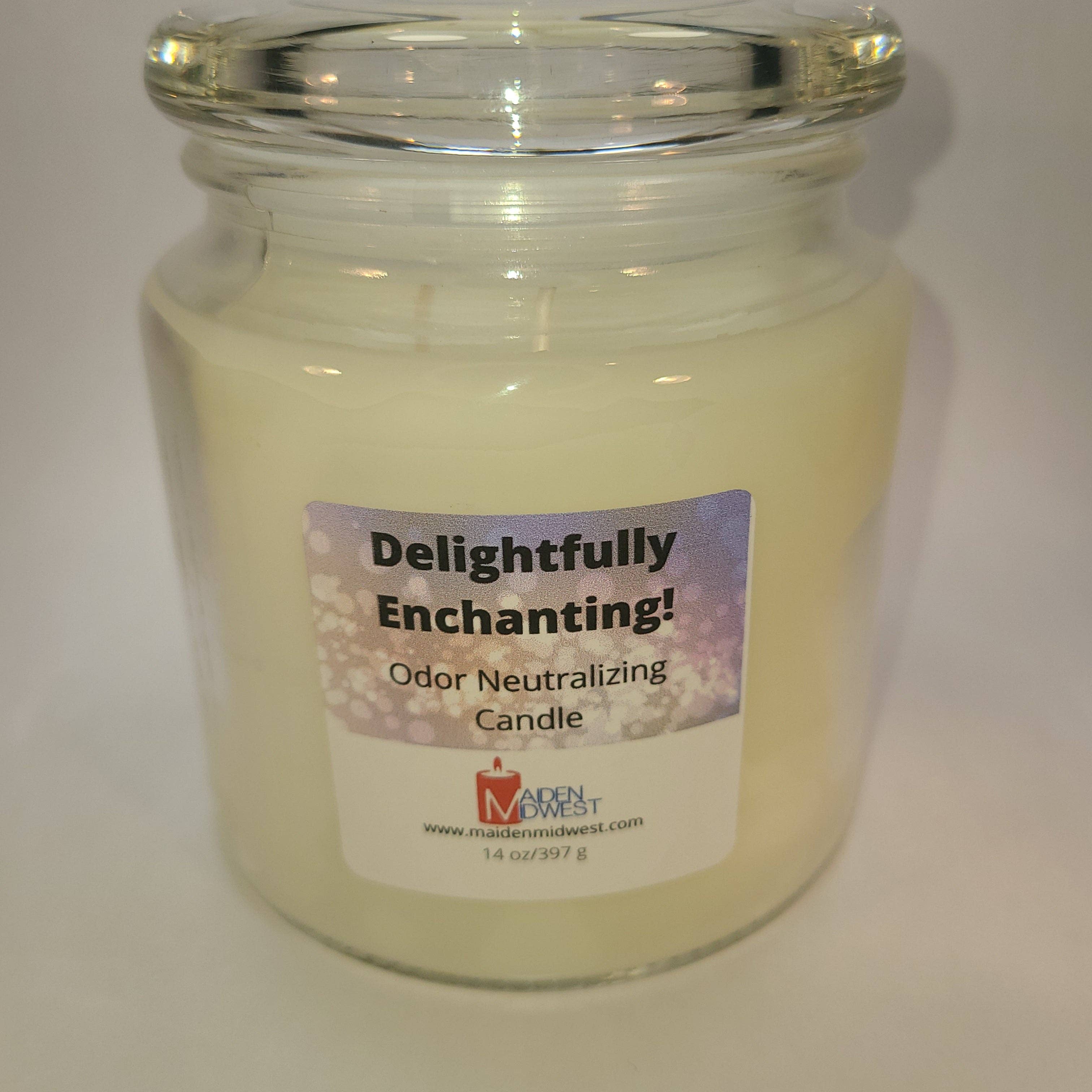 Maiden Midwest - Wholesale Jar/Filled Candle - Wild Cherry Odor Eliminating Candle (14 ounce)0